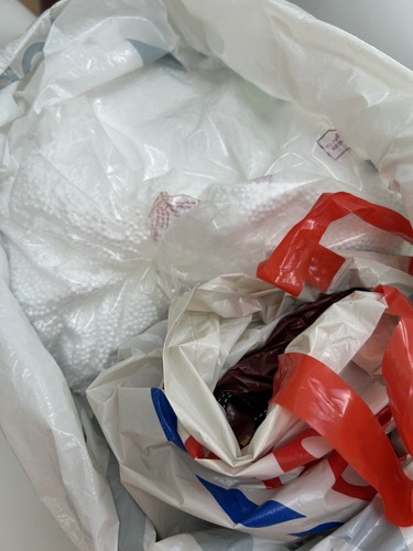 Polystyrene balls for - balls, bean