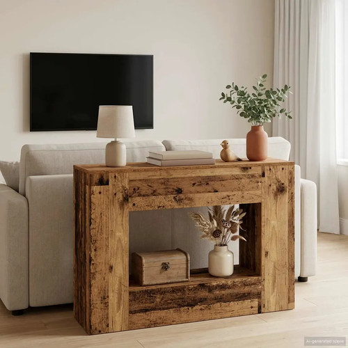 Console table 101x29x74cm - console,