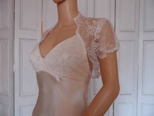 IVORY LACE CAP SLEEVED  Wedding/evening Shrug Bolero