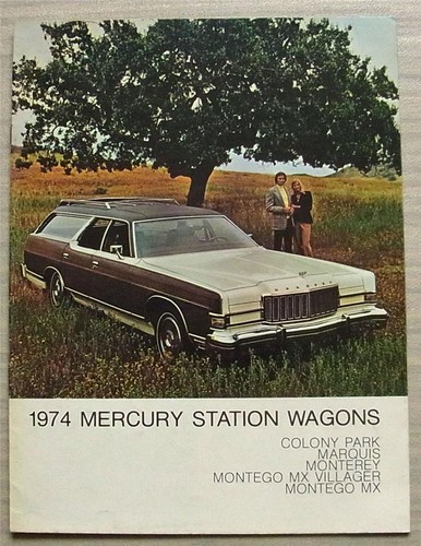 Mercury station wagons - station, 1974