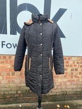 Ladies BLACK Padded Coat Size 16 DAVID BARRY