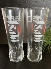 Asahi Beer Pint Glass x 2 -