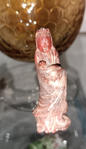 Chinese soapstone carving of - soapstone,