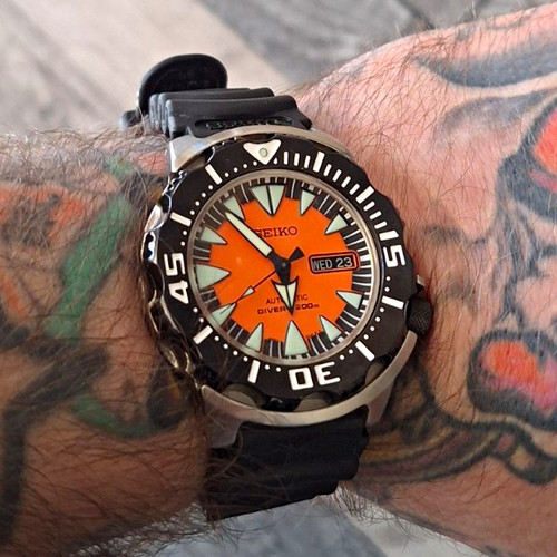 Seiko orange monster gen - orange,