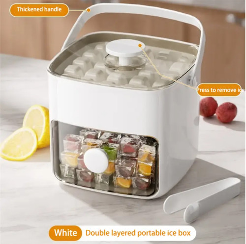 Easy press portable ice - portable,