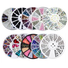 Nail Rhinestones Wheels