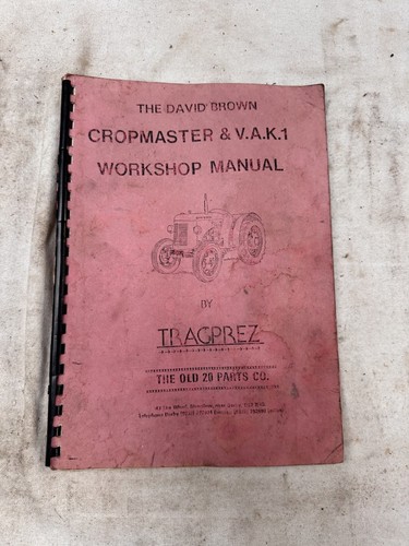 David brown cropmaster - cropmaster, super