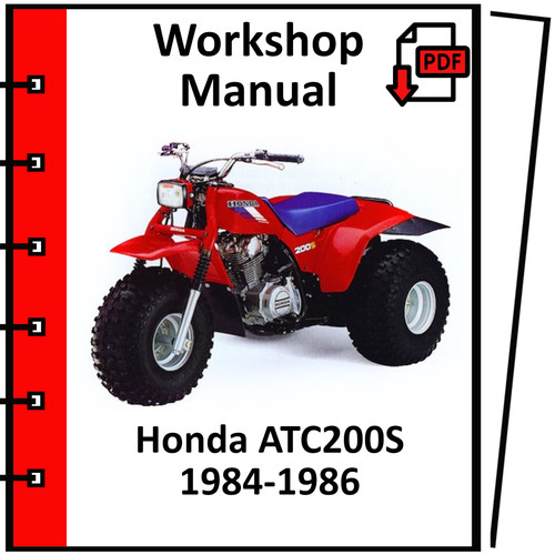 Honda atc 200s - 200s, 1986