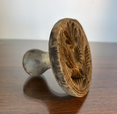 Antique wooden butter - wooden,