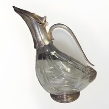 Vintage Silver Plate Glass