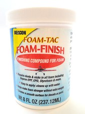 Beacon Foam-Tac Foam-Finish Finishing Compound -EPP EPO Depron Styrofoam BluCor