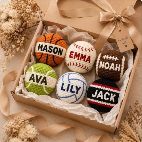 Personalized sports crochet - sports,