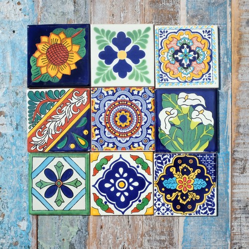 Mexican tiles large cancun9 - mexican,