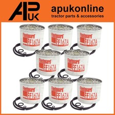 8x Fleetguard Fuel Filter for