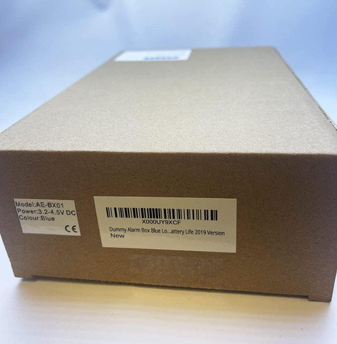 Dummy alarm box blue lens - dummy,