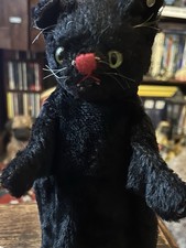 Vintage Steiff Black Cat Glove
