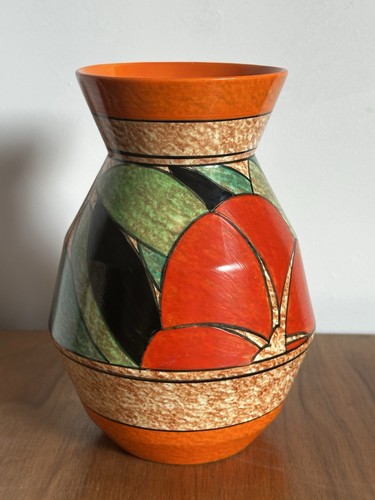 Clarice cliff bizarre red - cliff,