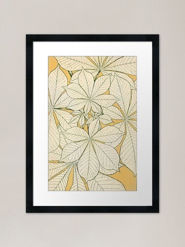 Botanical leaves yellow - botanical,