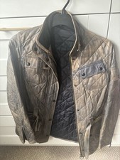Vintage Barbour leather jacket Size 12