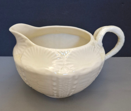 Vintage belleek seashell milk - belleek,