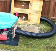 4FT RUNAROUND 6" RABBIT HUTCH