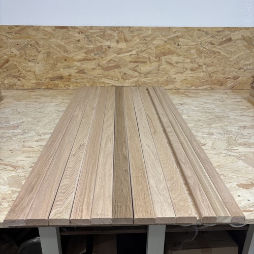 Oak garden bench - oak,