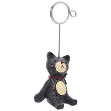  Cute Cat Stationery Set Desk Accessories Animal Memo Clip Card Holder