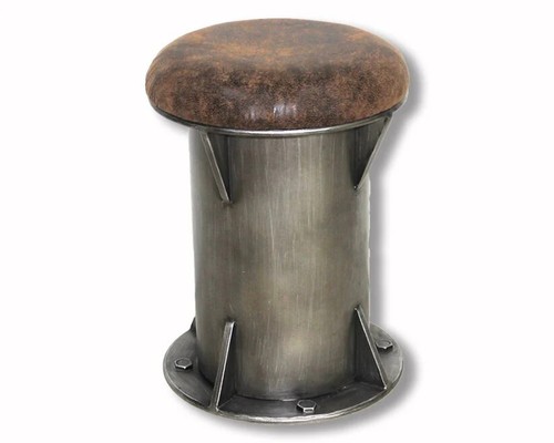 Industrial iron storage stool - iron,