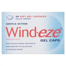Wind-eze Gel Caps  20 Capsules