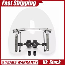 7/8" 1" Motorcycle Windshield Screen Deflector For Honda Triumph Indian Yamaha