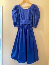 Vintage Laura Ashley Size 10 Immaculate Blue Dress - Prom Party Bridesmaid