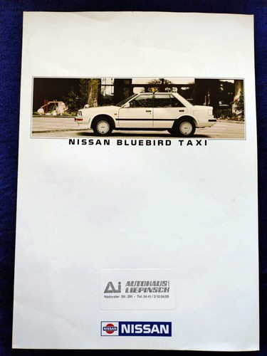 Nissan bluebird taxi - bluebird, brochure