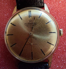 Vintage CORNAVIN Swiss watch, hand wind , very nice condition.