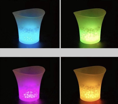 Led ice bucket champagne - bucket,