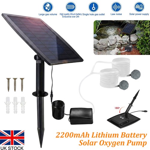 Solar power oxygenator - solar, pond
