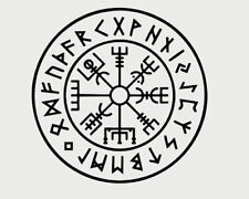 2 x Camper Van Sticker Viking Compass Rune Motorhome Caravan Vinyl Decal 