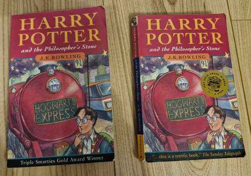 Ink error rare harry - x2, potter