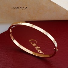 Cartier Love Bracelet 18ct Yellow Gold SM Size 16 Complete Set