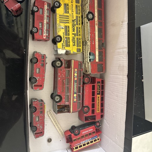 Vintage toy buses - , and