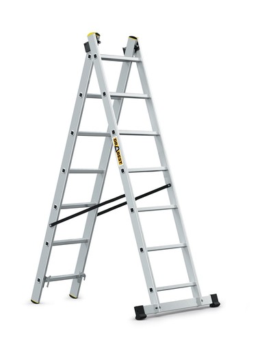 Pro aluminum section - 2-section, ladder