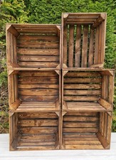 Set of 6 Vintage Wooden