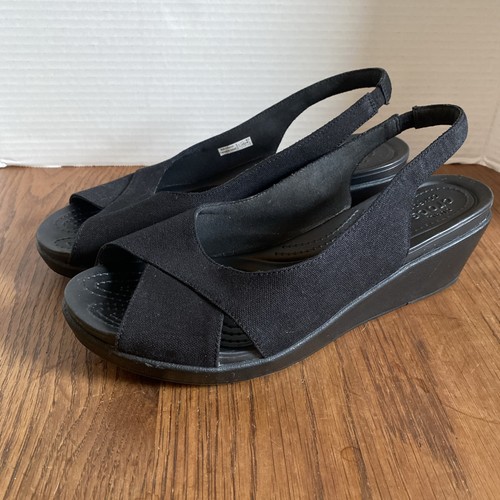 Crocs leigh ann canvas sandals - leigh,