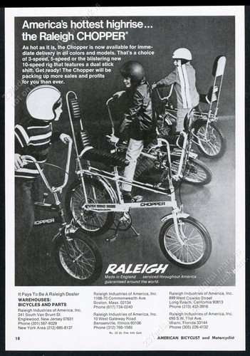 1970 raleigh chopper 10 - 3, 5