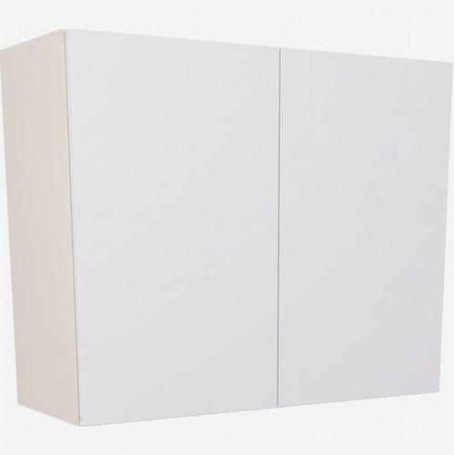 Matt white slab - white, door