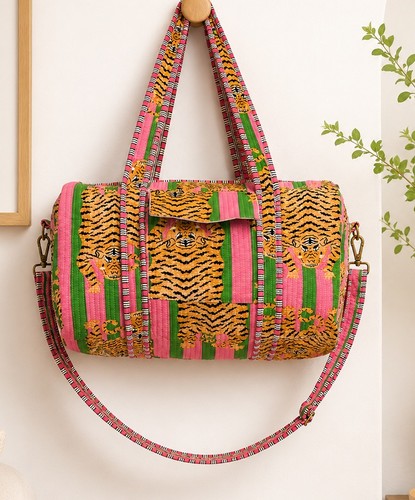 Jungle print quilted - print,