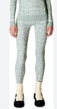 Sweaty Betty Ski Base Layer Leggings M Animal Leopard Print NWT