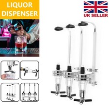 WALL MOUNTED & ROTARY STAND DRINK OPTIC DISPENSER PARTY BAR BUTLER 3 to 6 BOTTLE