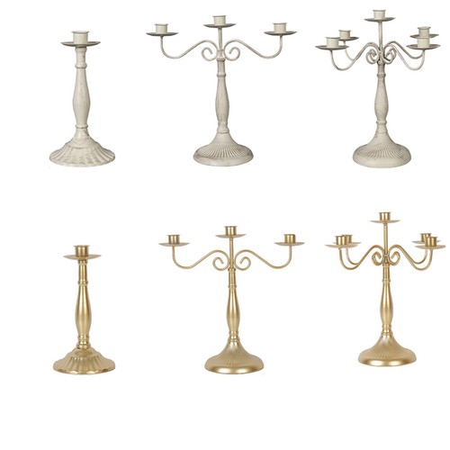 Arm iron candelabra - iron,