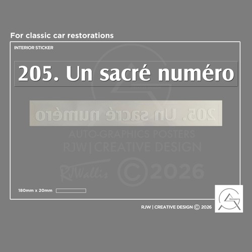 205 scare numero - 205., un
