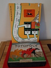 Vintage Boxed 1930's Totopoly Board Game With Replacement  Board 1978 Complete
